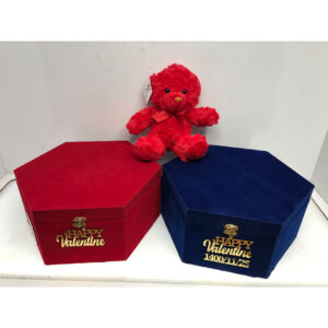 رزباکس مخمل شش‌ضلعی سایز بزرگ، ظاهری ماندگار و جذاب برای لحظات خاص